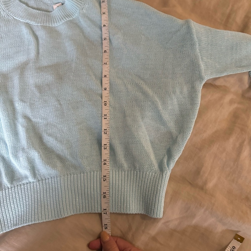 NWT Madewell Loose-Knit Crewneck Sweater in Clarity - Picture 12 of 12